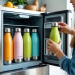 Sådan holder du dine drikkevarer kolde med termoflasker til køleskabet